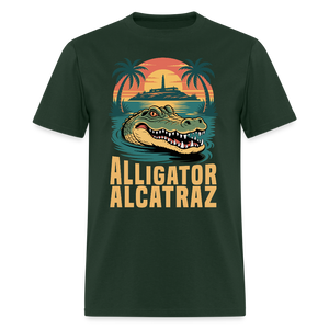 Alligator Alcatraz Classic Men's T-Shirt - forest green