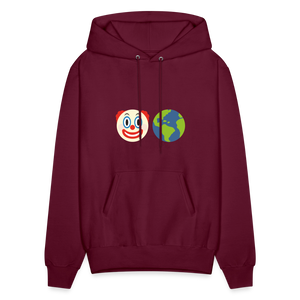 Clown World Men's Hoodie - burgundy