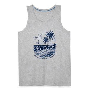 Gulf Of America - Freedom - Men’s Premium Tank - heather gray