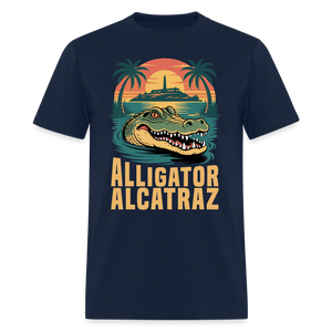 Alligator Alcatraz Classic Men's T-Shirt - navy