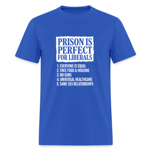 Prison Is Perfect for Liberals Classic Men’s T-Shirt - royal blue