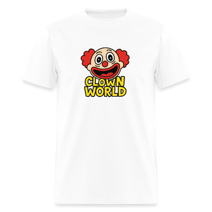 Clown World Funny Rebrand Men's T-Shirt - white
