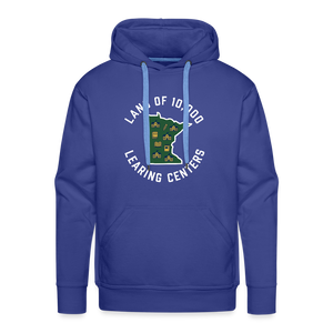 Land of 10,000 Learning Centers Funny Men’s Premium Hoodie - royal blue