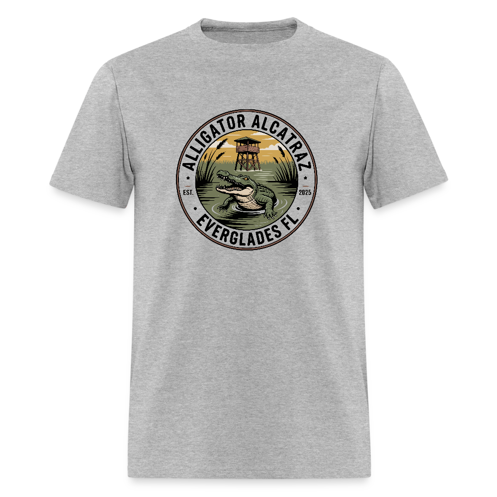 Alligator Alcatraz Everglades, Florida Unisex Classic T-Shirt - heather gray