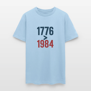 1776 > 1984 Men's T-Shirt - powder blue