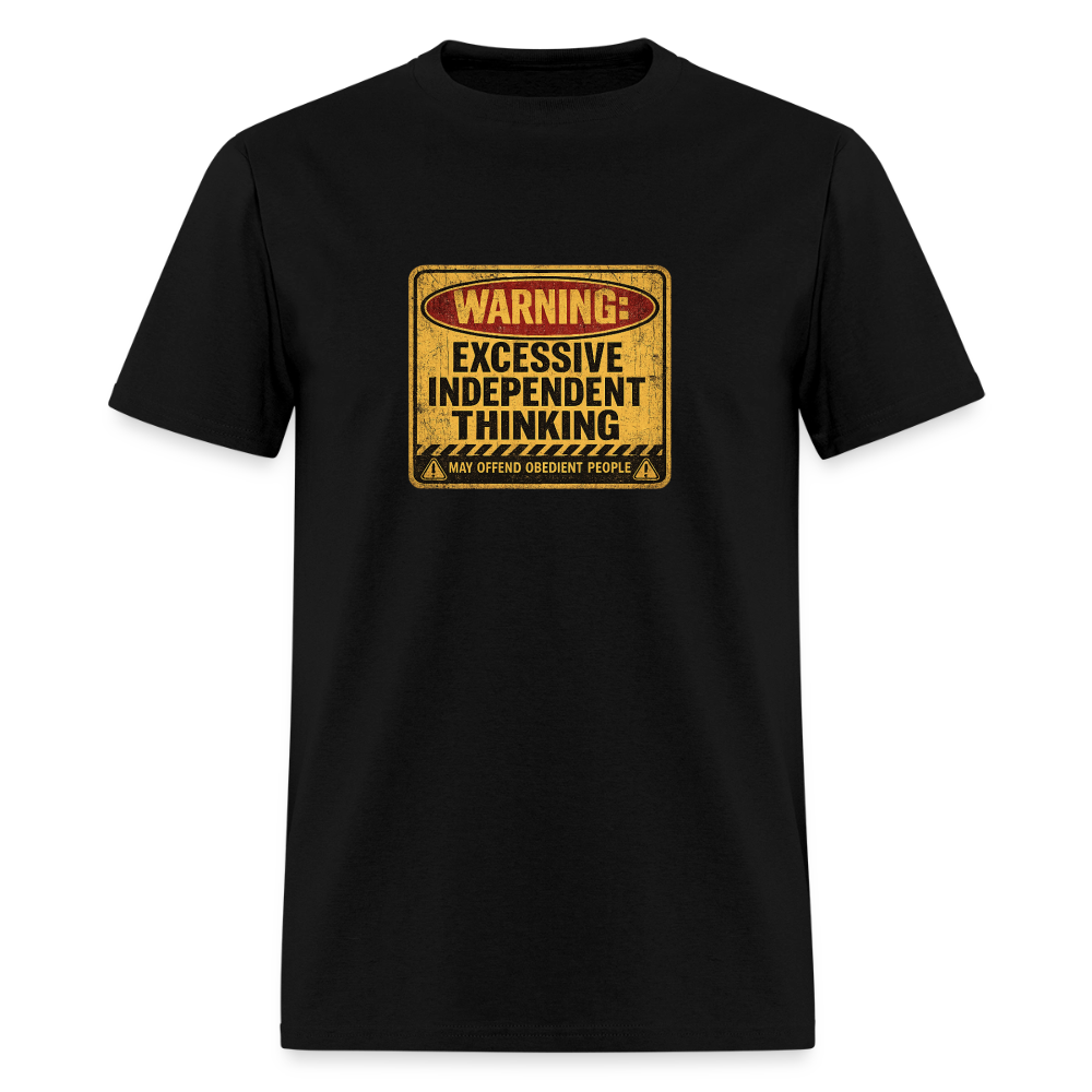 May Offend Obedient People Men's T-Shirt - black
