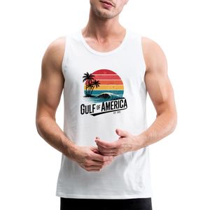 Gulf of America Men’s Premium Tank - white