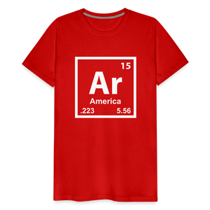 Ar – America Men's Premium T-Shirt - red