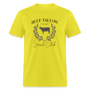 Beef Tallow Social Club Classic T-Shirt - yellow
