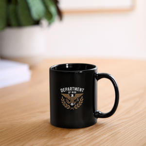 United States Dept of War Full Color Mug - black