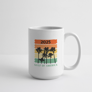 Gulf of America Ceramic Coffee/Tea Mug 15 oz - white
