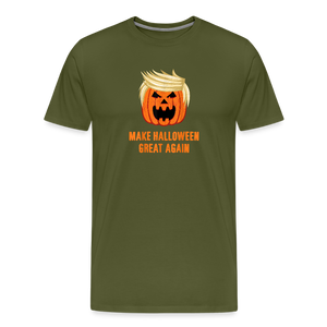 Make Halloween Great Again Men's Premium T-Shirt - olive green