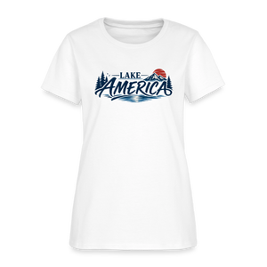 Lake America Women's T-Shirt - white