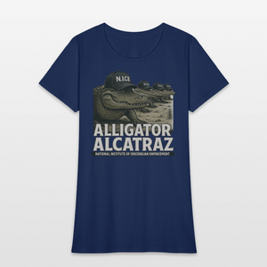 Alcatraz Gator Enforcement Women's T-Shirt - blue dusk