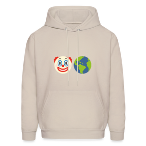 Clown World Men's Hoodie - Sand