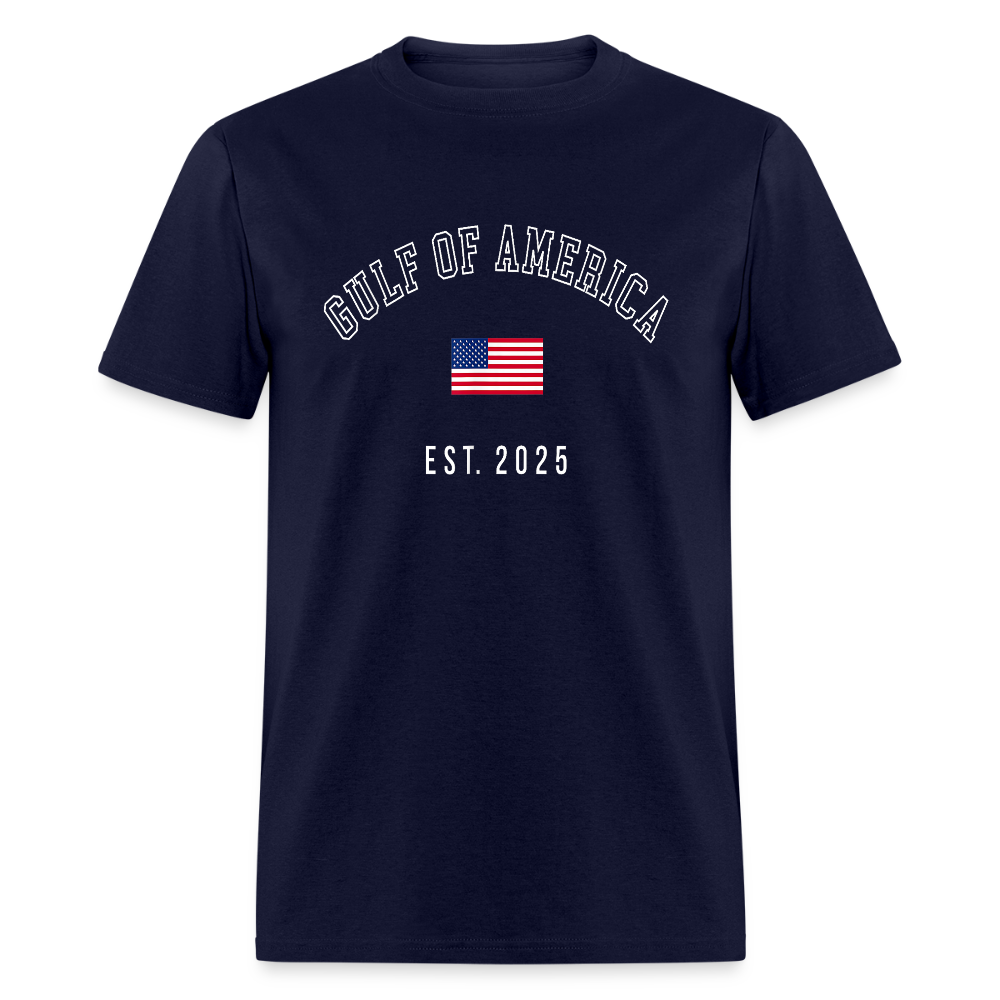 Gulf of America USA Flag Unisex Classic T-Shirt - navy