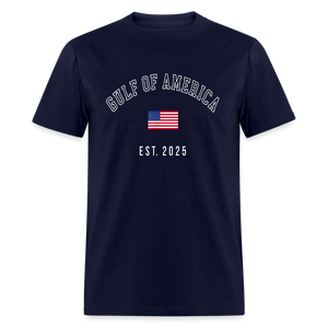 Gulf of America USA Flag Unisex Classic T-Shirt - navy