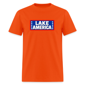 Lake America T-Shirt Men's T-Shirt - orange