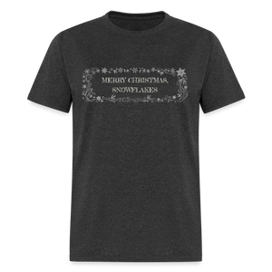 Merry Christmas, Snowflakes Classic T-Shirt - heather black