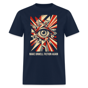 Make Orwell Fiction Again Classic T-Shirt - navy