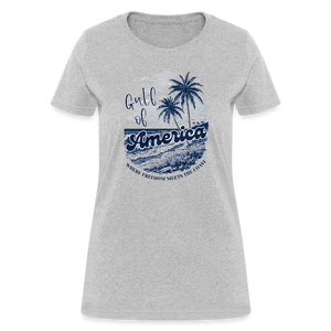 Gulf Of America - Freedom - Women's T-Shirt - heather gray