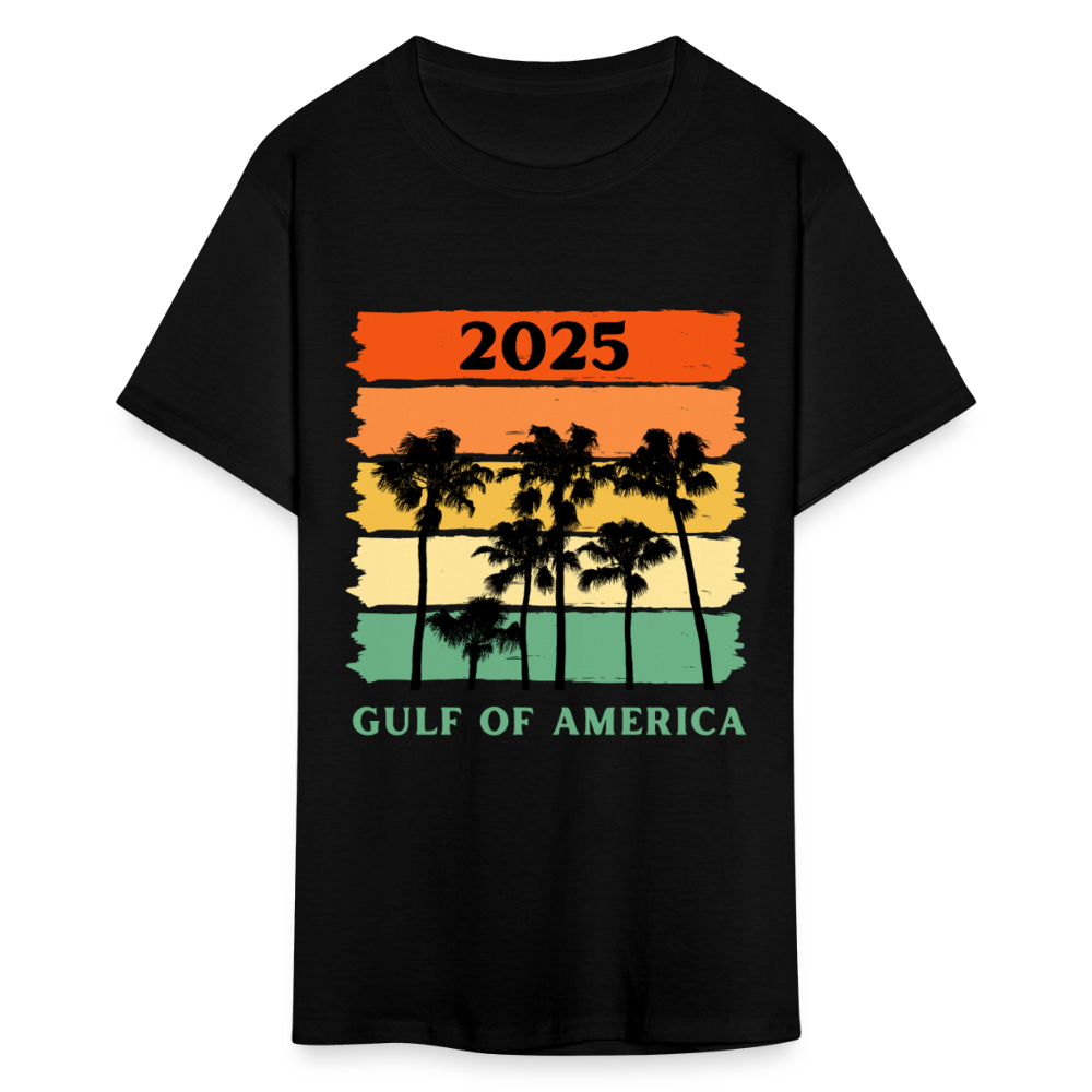 Gulf of America Palm Trees Unisex Classic T-Shirt - black