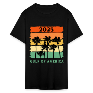 Gulf of America Palm Trees Unisex Classic T-Shirt - black