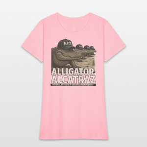 Alcatraz Gator Enforcement Women's T-Shirt - pink