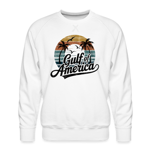 Gulf of America Men’s Premium Sweatshirt - white