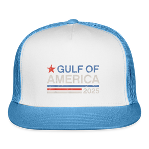 Gulf of America v4 Trucker Hat - white/blue
