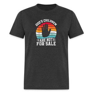 God's Children Are Not For Sale Classic T-Shirt - heather black