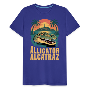 Alligator Alcatraz Men's Premium T-Shirt - royal blue