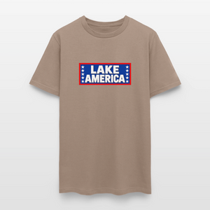 Lake America T-Shirt Men's T-Shirt - safari