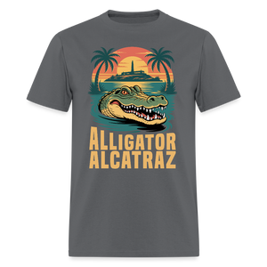 Alligator Alcatraz Classic Men's T-Shirt - charcoal