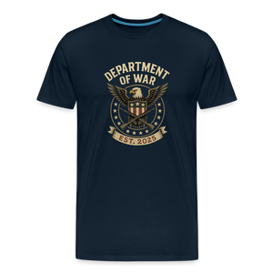 Department of War Est. 2025 Men's Premium T-Shirt - deep navy