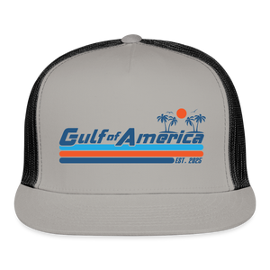 Gulf of America Trucker Hat - gray/black