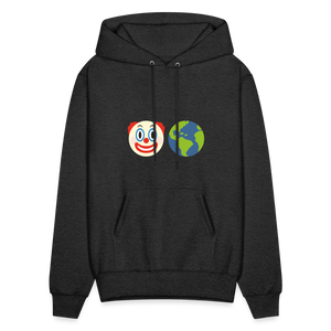 Clown World Men's Hoodie - charcoal grey