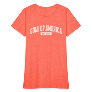 Gulf of America Women's T-Shirt - heather coral