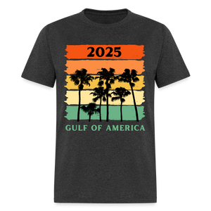 Gulf of America Palm Trees Unisex Classic T-Shirt - heather black