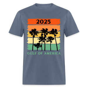 Gulf of America Palm Trees Unisex Classic T-Shirt - denim