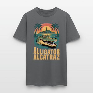 Alligator Alcatraz Classic Men's T-Shirt - charcoal