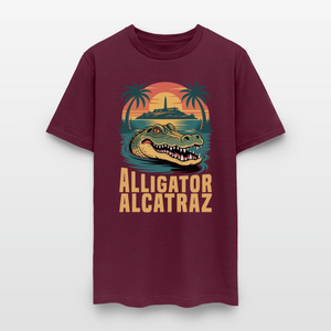 Alligator Alcatraz Classic Men's T-Shirt - burgundy
