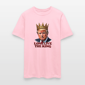 Donald Trump "Long Live The King" Unisex Classic T-Shirt - pink