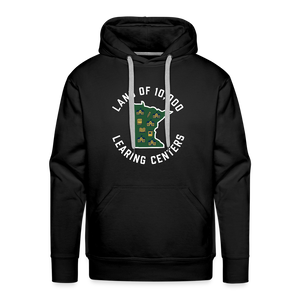 Land of 10,000 Learning Centers Funny Men’s Premium Hoodie - black