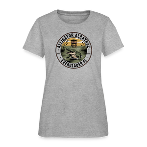 Alligator Alcatraz Everglades, Florida Women's T-Shirt - heather gray