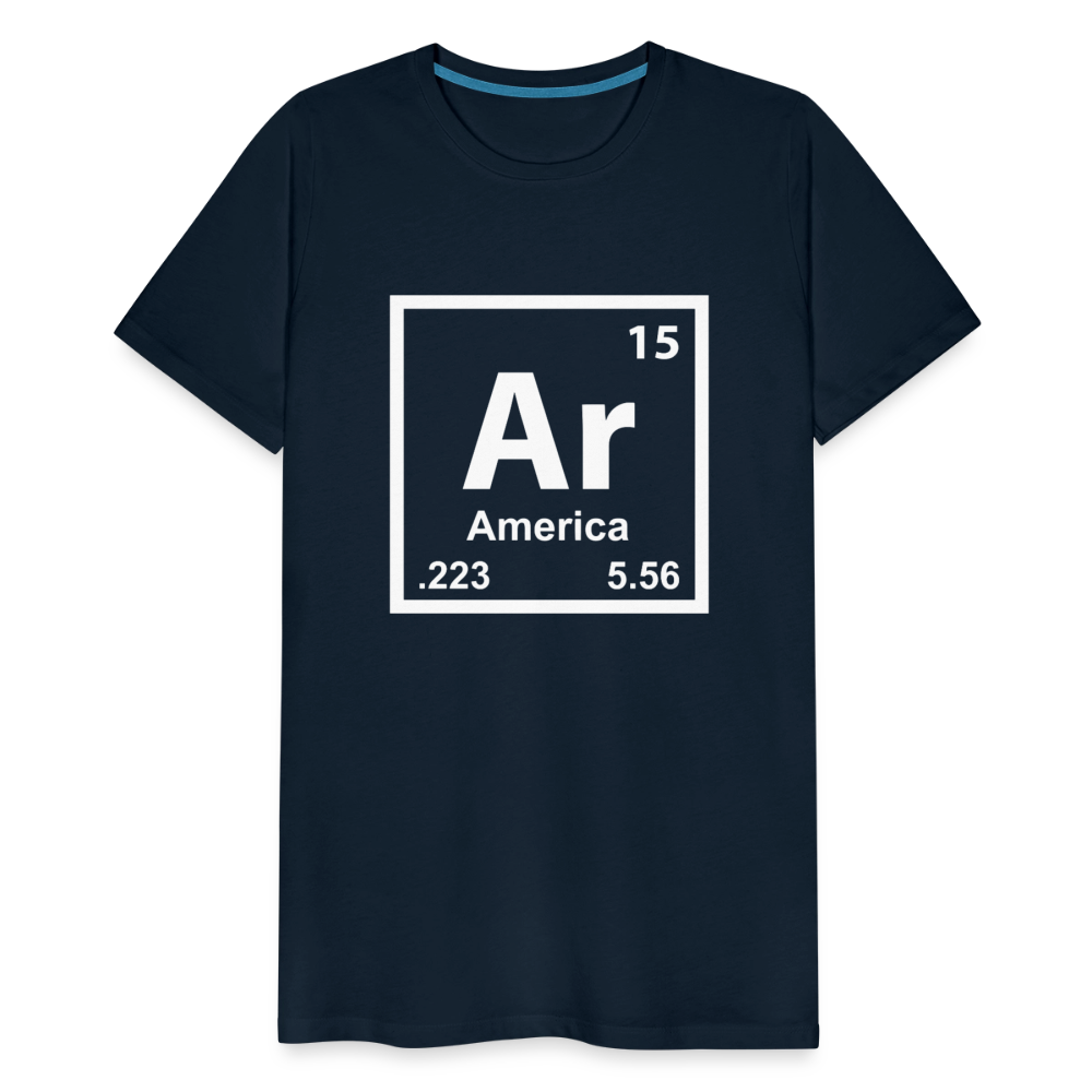 Ar – America Men's Premium T-Shirt - deep navy