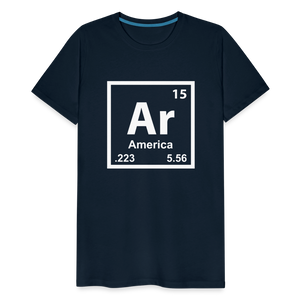 Ar – America Men's Premium T-Shirt - deep navy
