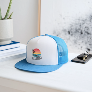 Gulf of America Trucker Hat - white/blue