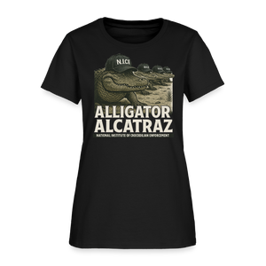 Alcatraz Gator Enforcement Women's T-Shirt - black