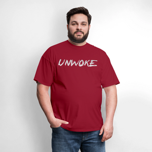 UNWOKE - Anti Woke Classic T-Shirt - true red
